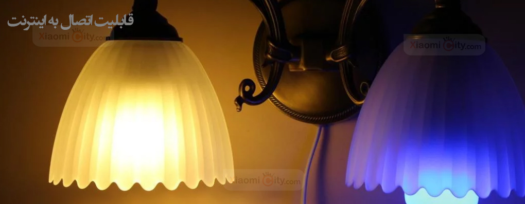 لامپ هوشمند شیائومی colorfull yeelight bulb قابل اتصال به اینترنت