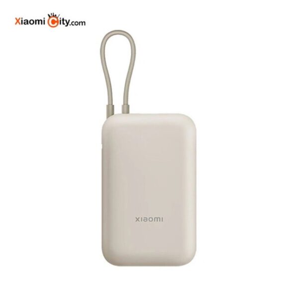 پاوربانک 10000 شیائومی مدل P15ZM با کابل متصل